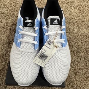 Adidas Ultimashow White and Light Blue Shoes